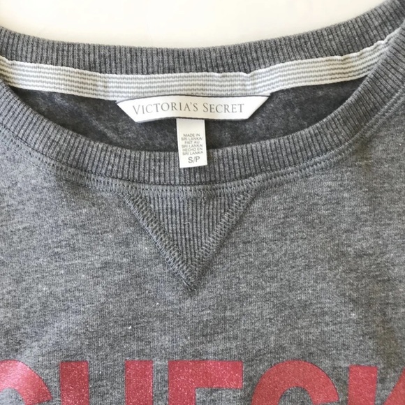 Victoria’s Secret VS Holiday “CHECK IT TWICE” Fleece Crewneck Graphic Sweatshirt - Picture 6 of 10